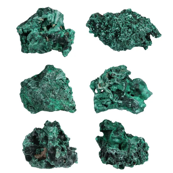 101-200g Natural Raw Malachite Geode Stone Mineral Specimen Gemstone For Home Decoration