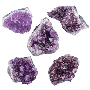 400g Natural Amethyst Cluster Healing Rough Gemstone Mineral Specimen Chakra Balancing For Home Decoration