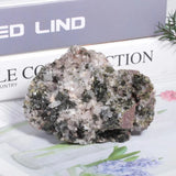 500-599g Natural Raw Epidote Crystal Quartz Healing Gemstone Minerals Specimen For Home Decor