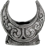 Pewter Mini Crescent Moon Pentacle Chime Candle Holder