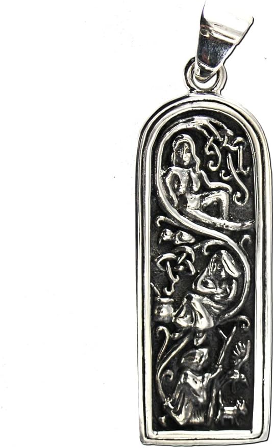 Sterling Silver Maiden Mother Crone Pendant