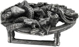 Pewter Cernunnos Celtic Horned God Belt Buckle