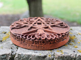 Tree Pentacle Plaque Wood Finish