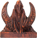 Moon Goddess Statue Wood Finish