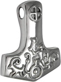 Sterling Silver Petroglyph Norse Thor's Hammer Pendant