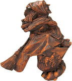 Baba Yaga Statue - Wood Finish