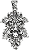 Sterling Silver Laughing Leafman Pendant