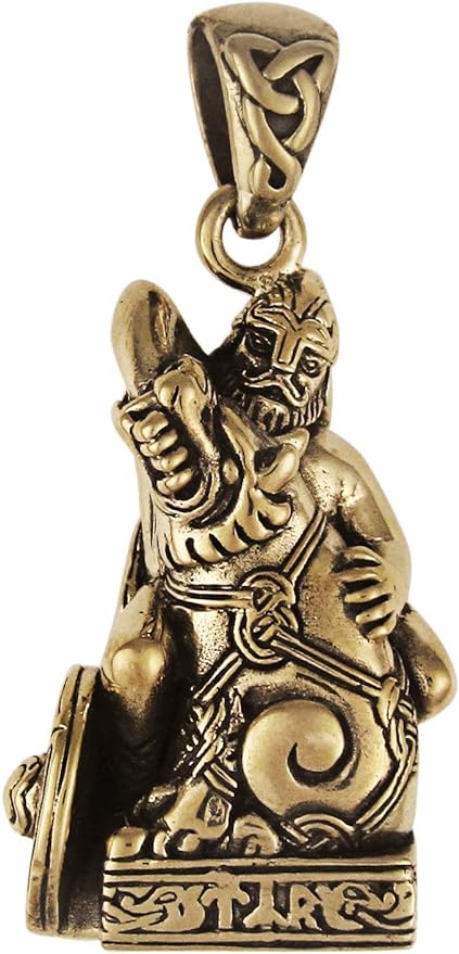 Bronze Norse Tyr God of War Pendant