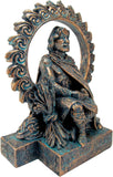 Large Sun God Lugh Statue - Bronze Finish - 9.75 inches