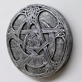 Moon Pentacle Plaque Silver Finish