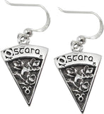 Sterling Silver Ostara Wiccan Sabbat Dangle Earrings