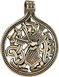 Bronze Skadi Norse Goddess Pendant Jewelry