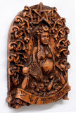 Goddess Habondia Wall Plaque Wood Finish