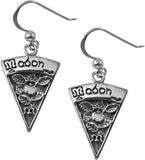 Sterling Silver Mabon Wiccan Sabbat Dangle Earrings