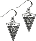 Sterling Silver Yule Wiccan Holiday Sabbat Dangle Earrings