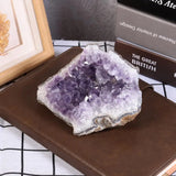 800g Natural Dream Amethyst Quartz Cluster Minerals Specimen Healing Crystal Stone Crafts Table Decor Home Ornaments Random Size