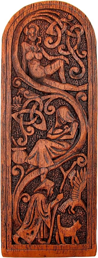 Maid, Mother, Crone Plaque Wood Finish