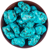 0.5lb (230g) Green Howlite Turquoise Irregular Crushed Stones For Healing Chakra Balancing Home Decoration