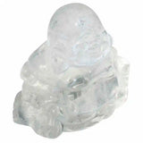 1.5" Happy Buddha Carved Statue Pocket Stone Healing Crystal Specimen Figurine Decor