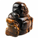 1.5" Happy Buddha Carved Statue Pocket Stone Healing Crystal Specimen Figurine Decor