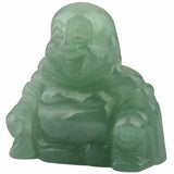 1.5" Happy Buddha Carved Statue Pocket Stone Healing Crystal Specimen Figurine Decor