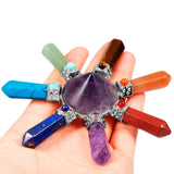 Cone Pyramid Energy Generator Reiki Healing Crystal Stone Points For Meditation Chakra Balancing