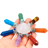 Cone Pyramid Energy Generator Reiki Healing Crystal Stone Points For Meditation Chakra Balancing