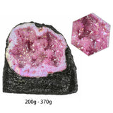 Electroplated Crystal Geode Quartz Cluster Energy Healing Specimen Mineral Stone Crafts Nordic Home Decor 200-370g