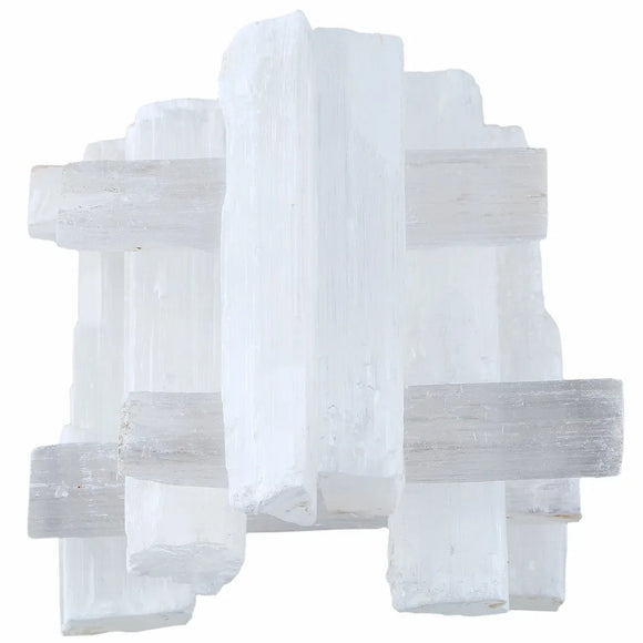 Irregular Natural White Rough Selenite Crystal Sticks Wand Healing Energy Stone 2.8