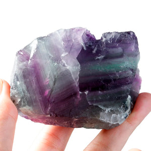 Natural Fluorite Crystal Raw Rough Stone Irregular Mineral Specimen,Healing Metaphysical (170-320g)