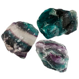 Natural Fluorite Crystal Raw Rough Stone Irregular Mineral Specimen,Healing Metaphysical (170-320g)