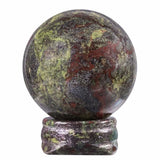 Natural Green Aventurine Ball Healing Crystal Stone Sphere With Stand For Table Decoration Home Ornaments