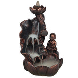 Bronze Effect Buddha Backflow Incense Burner