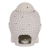 Large Grey Buddha Head Oil Burner