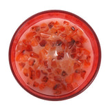 Root Chakra Strawberry Crystal Chip Candle