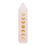 5cm Rose Quartz Moon Phase Crystal Point