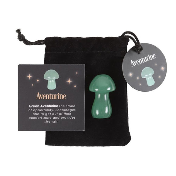 Magical Aventurine Crystal Mushroom