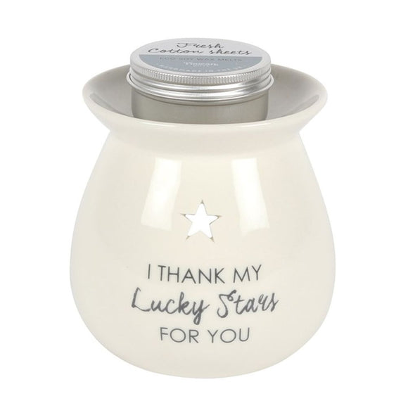 Lucky Stars Wax Melt Burner Gift Set