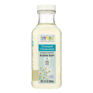 Aura Cacia - Aromatherapy Bubble Bath Tranquil Chamomile - 13 fl oz