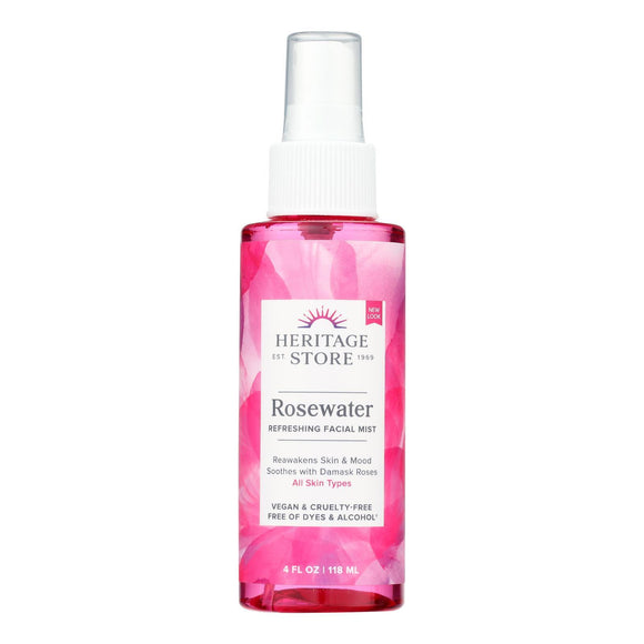 Heritage Products Rose Petals Rosewater Spray - 4 fl oz