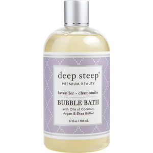 DEEP STEEP by Deep Steep (UNISEX) - LAVENDER-CHAMOMILE BUBBLE BATH 17 OZ