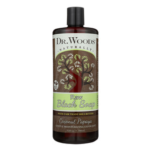 Dr. Woods Naturals Black Soap - Shea Vision - Coconut - 32 oz