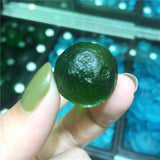 Crystal Healing~1pcs Moldavite Czech Meteorite Impact Glass Beads Rough Stone Crystal Energy Stone A variety of color