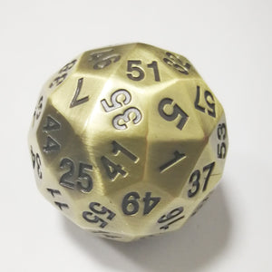 Gem Dice~2018 bronze 4-60 memory metal multi-sided die was popular, and 60 digital dice was taught