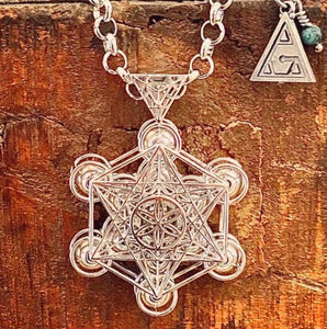 Sacred Geometry  Metatron’s Cube  Pendant