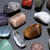 Crystal Healing~20pcs Natural Crystal Gemstone Polished Healing Chakra Stone Collection Popular Stones Decoration Crafts