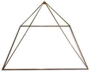 Crystal Healing Tool ~Meditation Pyramid - 6ft Copper Healing Portable Pyramid - Handcrafted 51-Degree Giza Pyramid - with Meditation Music - Quick Easy Assembly