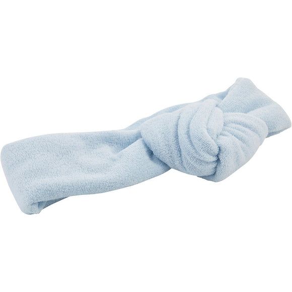 SPA ACCESSORIES by Spa Accessories (UNISEX) - SPA SISTER TERRY KNOT SPA HEADBAND - BLUE