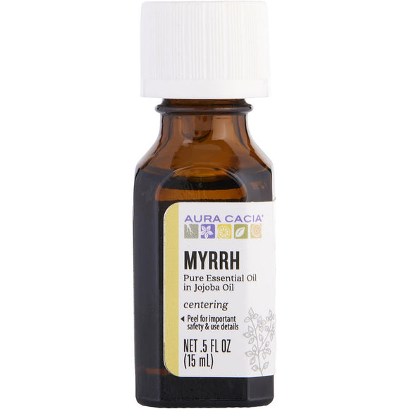 ESSENTIAL OILS AURA CACIA by Aura Cacia (UNISEX) - MYRRH IN JOJOBA OIL 0.5 OZ