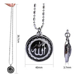 Quantum Pendant~3Pcs Muslim Quantum Pendants Totems Arab Islamic faith Allah Necklace Scalar Energy Ions 5g radiation Protection Pendants Gifts